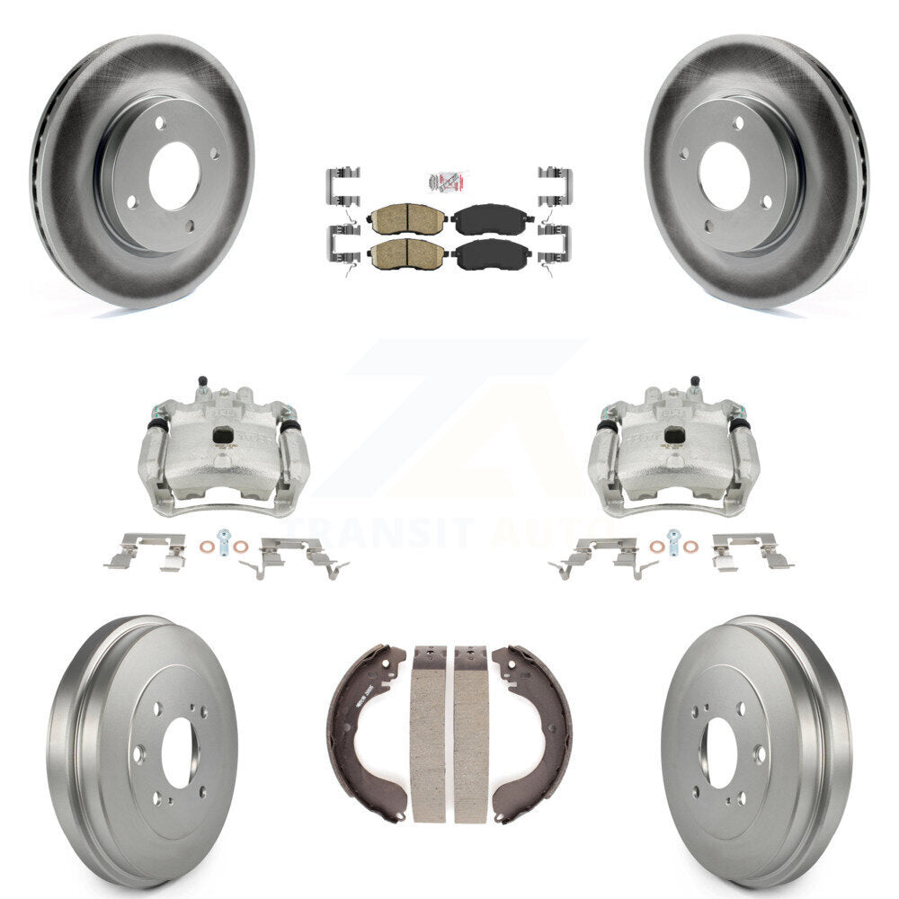 Transit Auto KCG-101398N Disc Brake Kit for 2007-2012 Nissan Sentra - Front and Rear product image