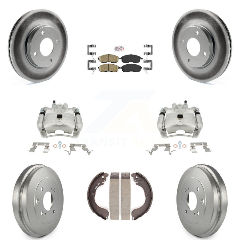 Transit Auto KCG-101398N Disc Brake Kit for 2007-2012 Nissan Sentra - Front and Rear product image