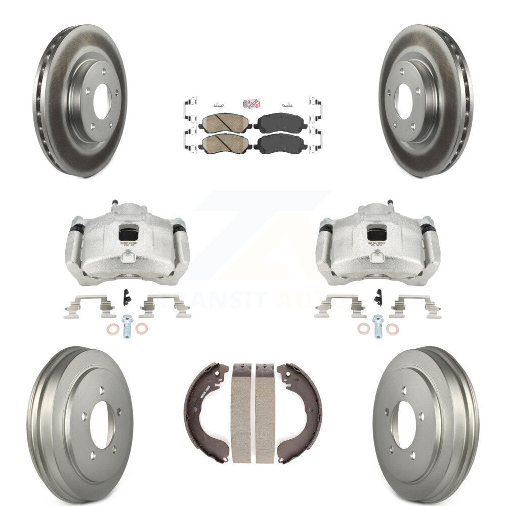 Transit Auto KCG-101401N Disc Brake Kit for 2007-2017 Dodge Caliber, Dodge Avenger, Jeep Compass & more - Front and Rear product image