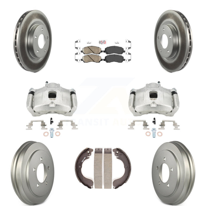 Transit Auto KCG-101401N Disc Brake Kit for 2007-2017 Dodge Caliber, Dodge Avenger, Jeep Compass & more - Front and Rear product image