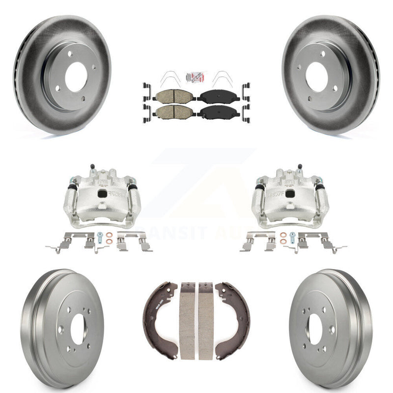 Transit Auto KCG-101402N Disc Brake Kit for 2008 Nissan Versa - Front and Rear product image
