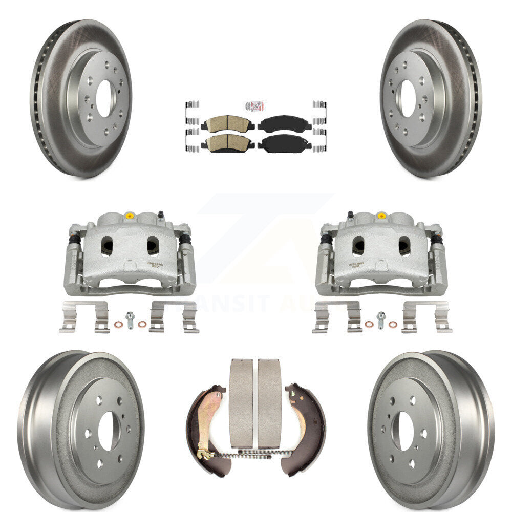 Transit Auto KCG-101408N Disc Brake Kit for 2005-2007 Chevrolet Silverado 1500 Classic, GMC Sierra 1500 Classic, Chevrolet Silverado 1500 & more - Front and Rear product image