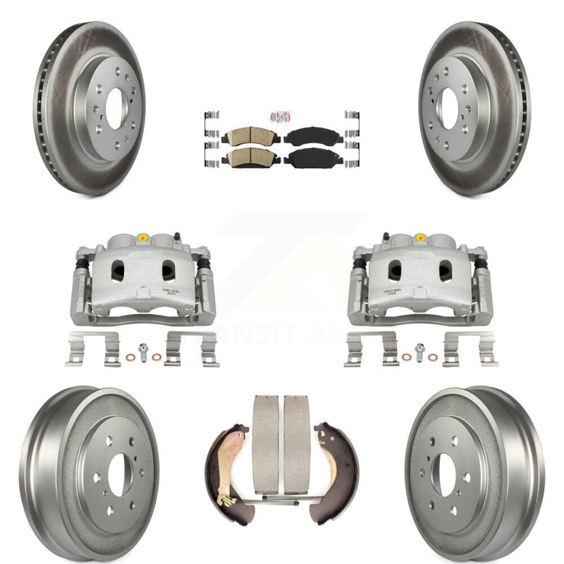 Transit Auto KCG-101408N Disc Brake Kit for 2005-2007 Chevrolet Silverado 1500 Classic, GMC Sierra 1500 Classic, Chevrolet Silverado 1500 & more - Front and Rear product image