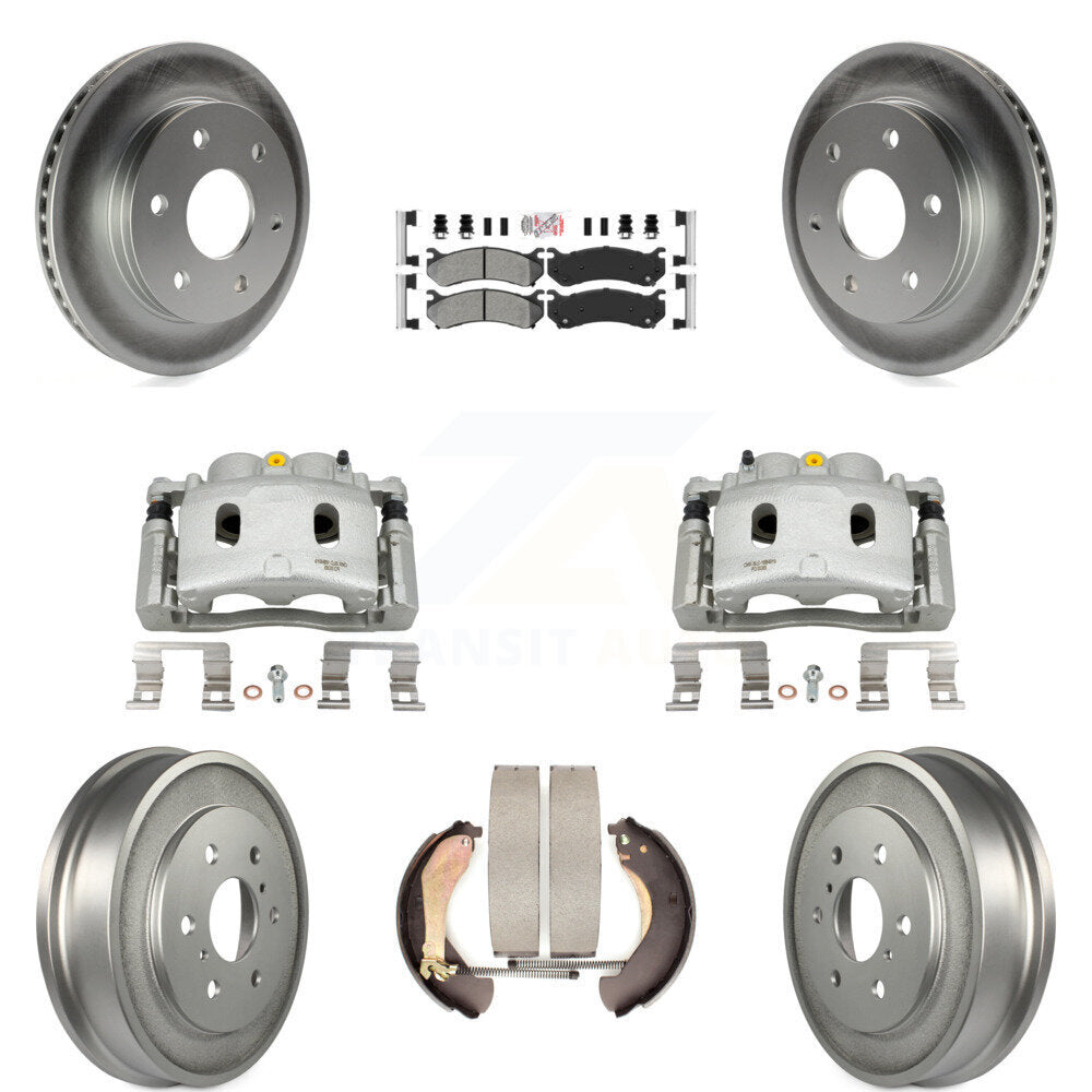 Transit Auto KCG-101411N Disc Brake Kit for 2007 Chevrolet Silverado 1500 - Front and Rear product image