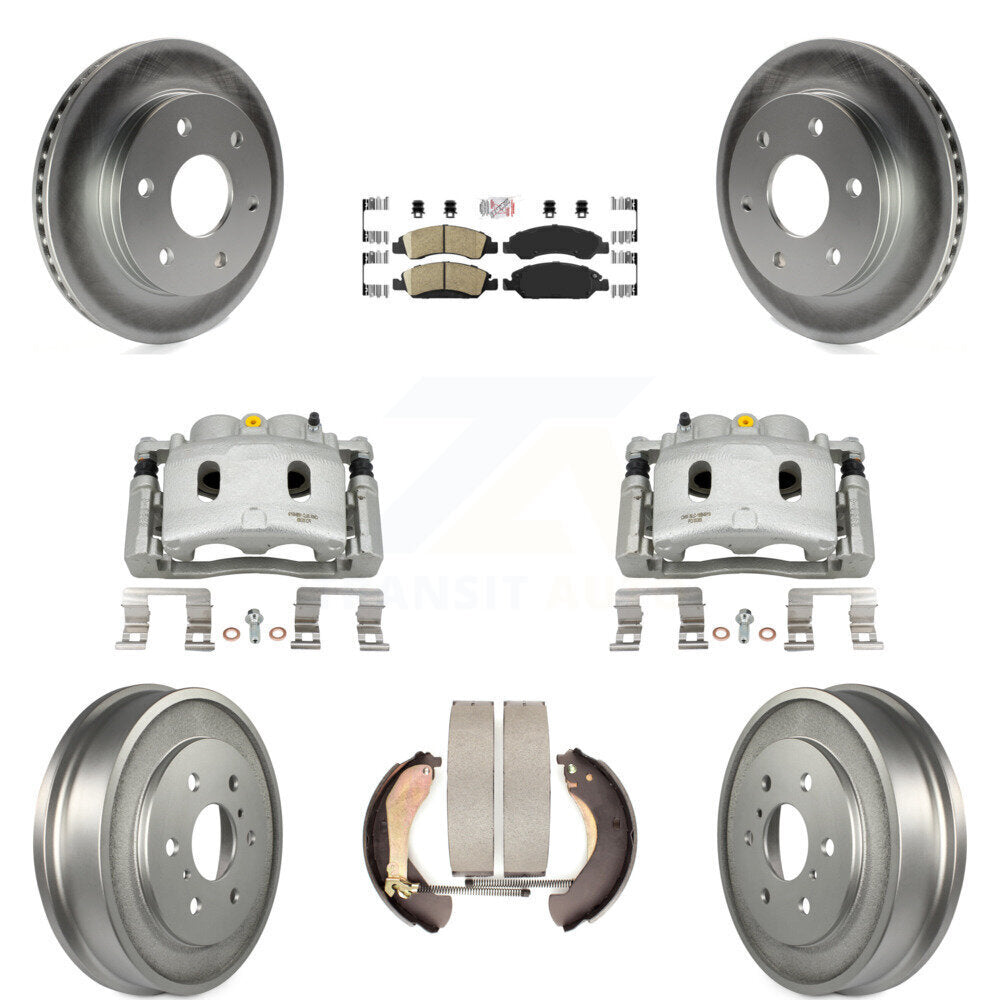 Transit Auto KCG-101412N Disc Brake Kit for 2007 GMC Sierra 1500 - Front and Rear product image