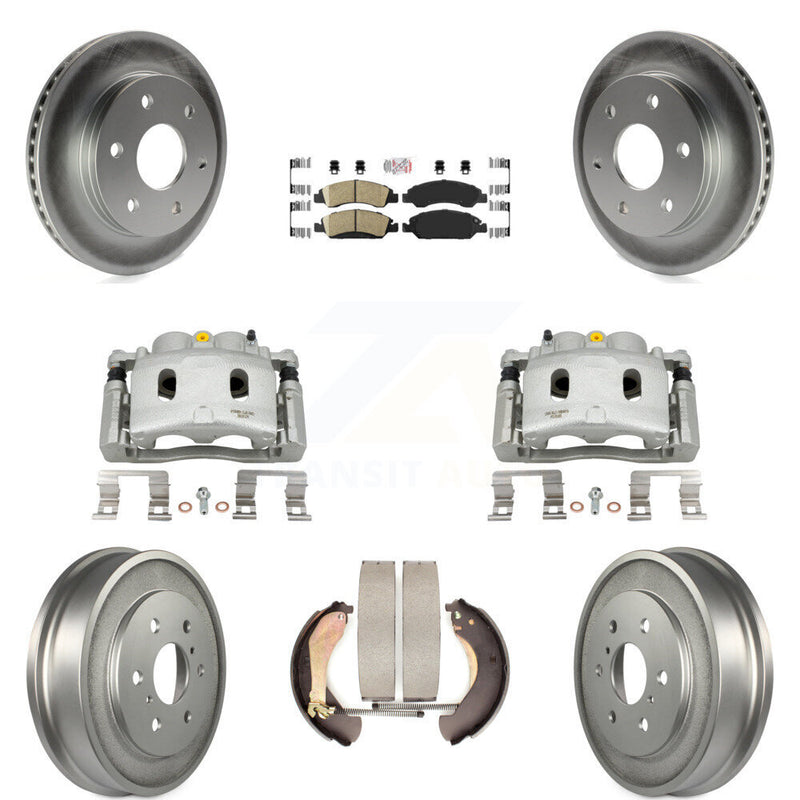 Transit Auto KCG-101412N Disc Brake Kit for 2007 GMC Sierra 1500 - Front and Rear product image
