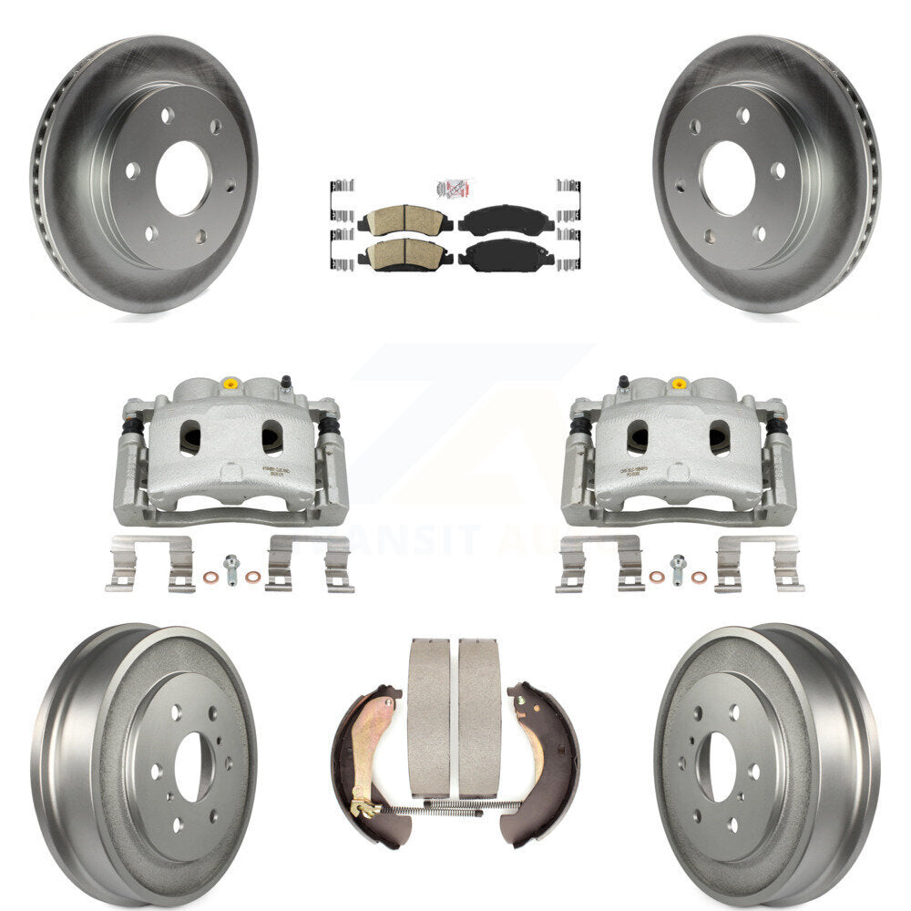 Transit Auto KCG-101413N Disc Brake Kit for 2007 GMC Sierra 1500 - Front and Rear product image