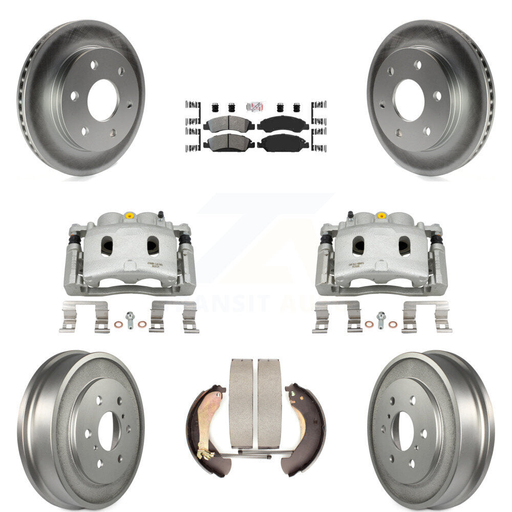 Transit Auto KCG-101414N Disc Brake Kit for 2007 GMC Sierra 1500 - Front and Rear product image
