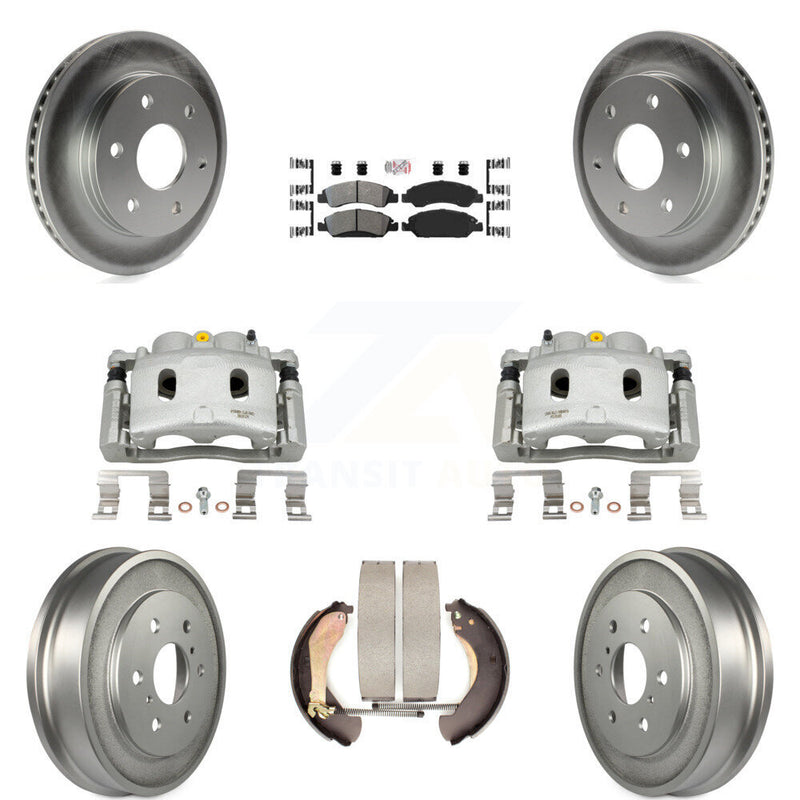 Transit Auto KCG-101414N Disc Brake Kit for 2007 GMC Sierra 1500 - Front and Rear product image