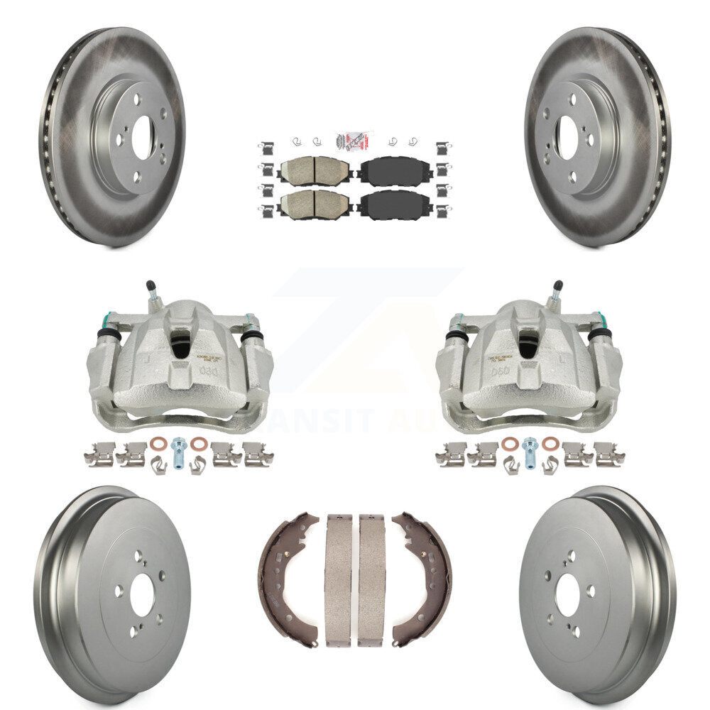 Transit Auto KCG-101416N Disc Brake Kit for 2009-2019 Toyota Corolla - Front and Rear product image