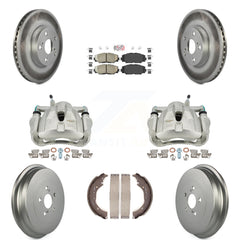 Transit Auto KCG-101416N Disc Brake Kit for 2009-2019 Toyota Corolla - Front and Rear product image