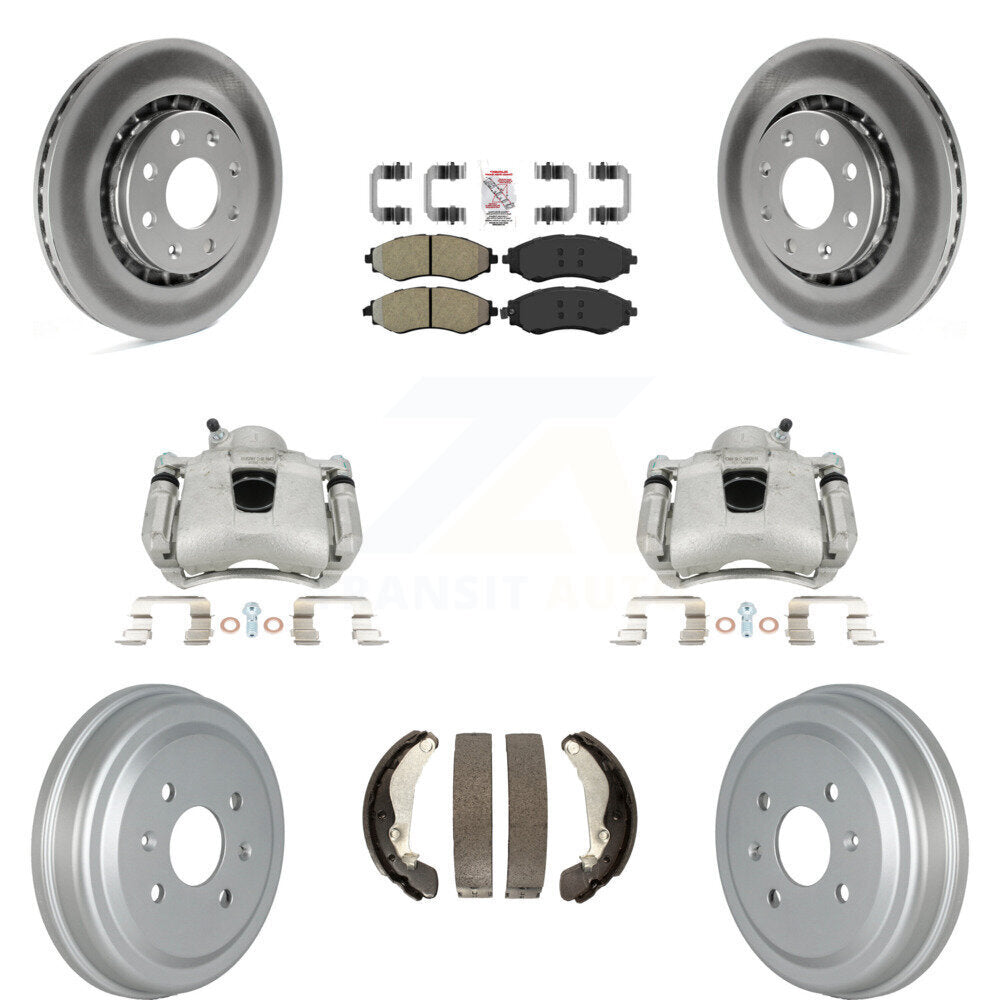 Transit Auto KCG-101420N Disc Brake Kit for 2004-2015 Chevrolet Spark, Pontiac G3, Pontiac G3 Wave & more - Front and Rear product image