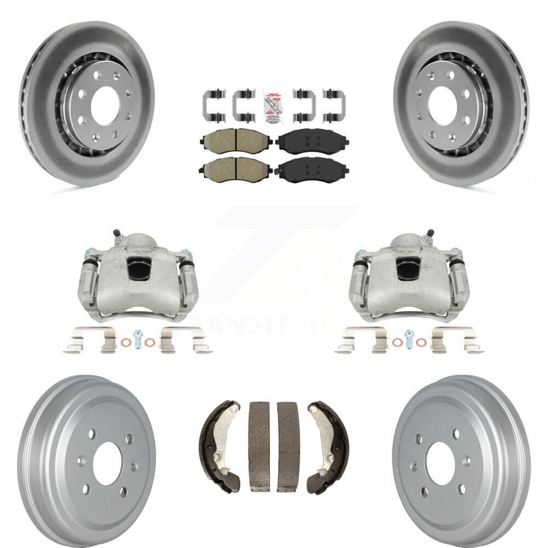 Transit Auto KCG-101420N Disc Brake Kit for 2004-2015 Chevrolet Spark, Pontiac G3, Pontiac G3 Wave & more - Front and Rear product image