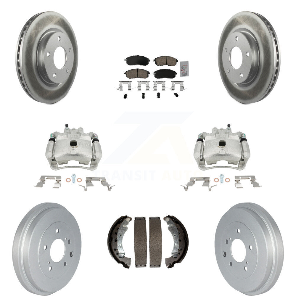 Transit Auto KCG-101421N Disc Brake Kit for 2013-2019 Nissan Sentra - Front and Rear product image