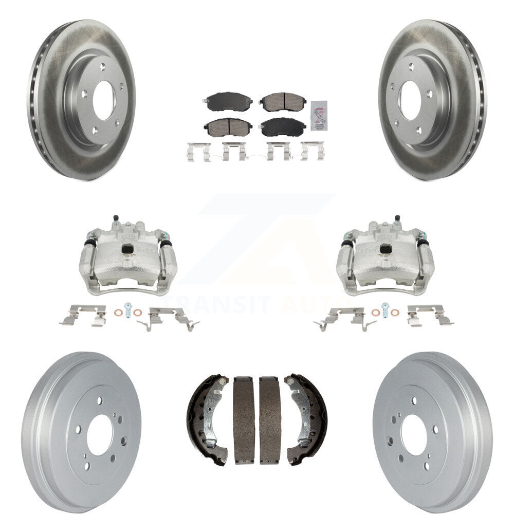 Transit Auto KCG-101422N Disc Brake Kit for 2013-2019 Nissan Sentra - Front and Rear product image