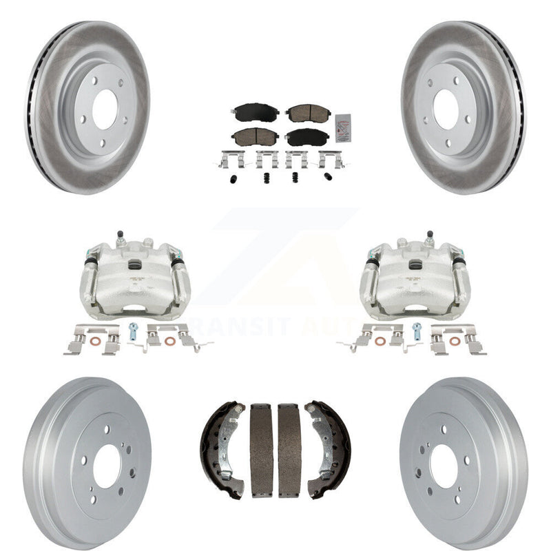Transit Auto KCG-101423N Disc Brake Kit for 2017-2019 Nissan Sentra - Front and Rear product image