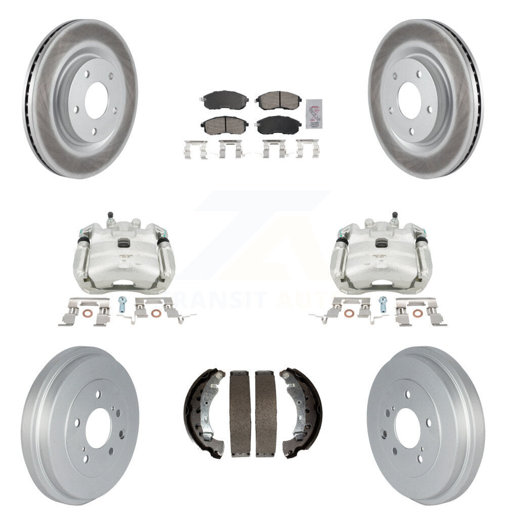 Transit Auto KCG-101424N Disc Brake Kit for 2017-2019 Nissan Sentra - Front and Rear product image