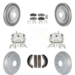Transit Auto KCG-101424N Disc Brake Kit for 2017-2019 Nissan Sentra - Front and Rear product image