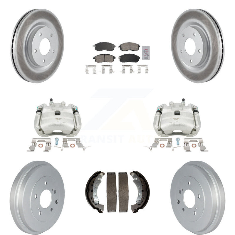 Transit Auto KCG-101424N Disc Brake Kit for 2017-2019 Nissan Sentra - Front and Rear product image