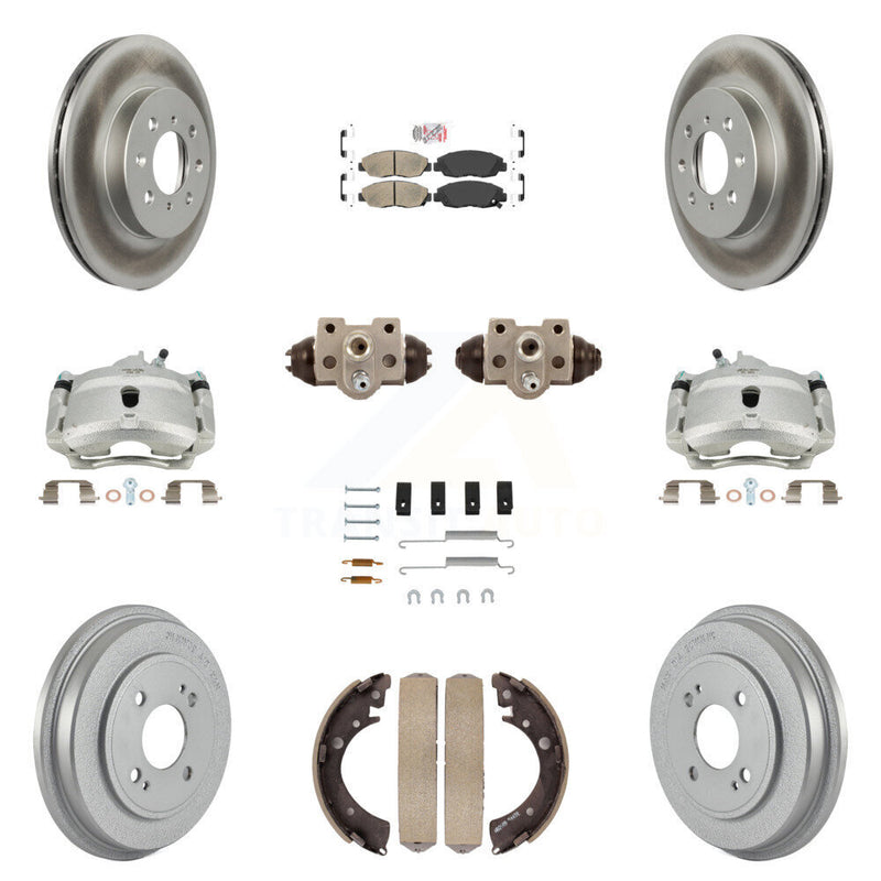 Transit Auto KCG-101433N Disc Brake Kit for 2001-2005 Honda Civic - Front and Rear product image