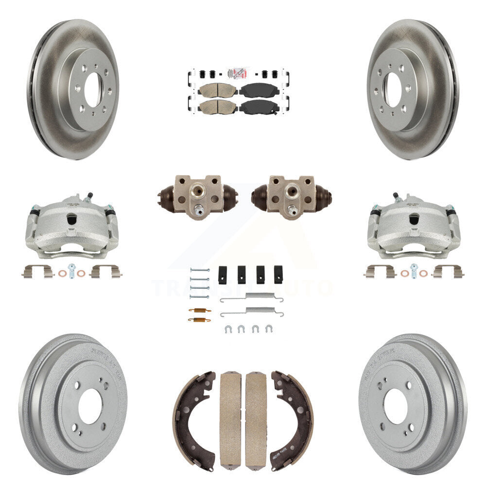 Transit Auto KCG-101434N Disc Brake Kit for 2001-2005 Honda Civic - Front and Rear product image