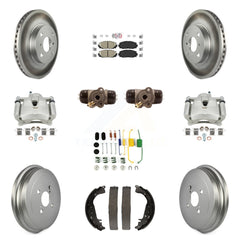 Transit Auto KCG-101436N Disc Brake Kit for 2006-2014 Toyota Yaris - Front and Rear product image