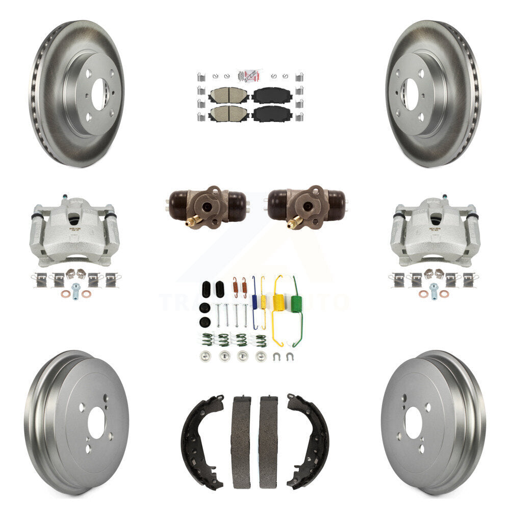 Transit Auto KCG-101437N Disc Brake Kit for 2006-2014 Toyota Yaris - Front and Rear product image
