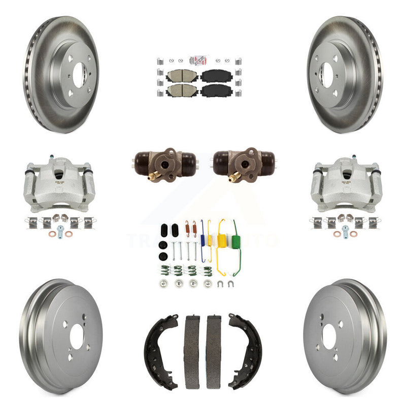 Transit Auto KCG-101437N Disc Brake Kit for 2006-2014 Toyota Yaris - Front and Rear product image