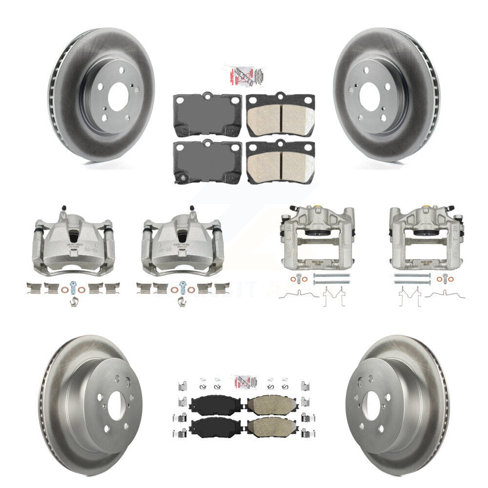 Transit Auto KCG-101461N Disc Brake Kit for 2010-2013 Lexus IS250 - Front and Rear product image