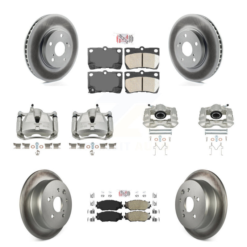 Transit Auto KCG-101462N Disc Brake Kit for 2006-2009 Lexus IS250 - Front and Rear product image