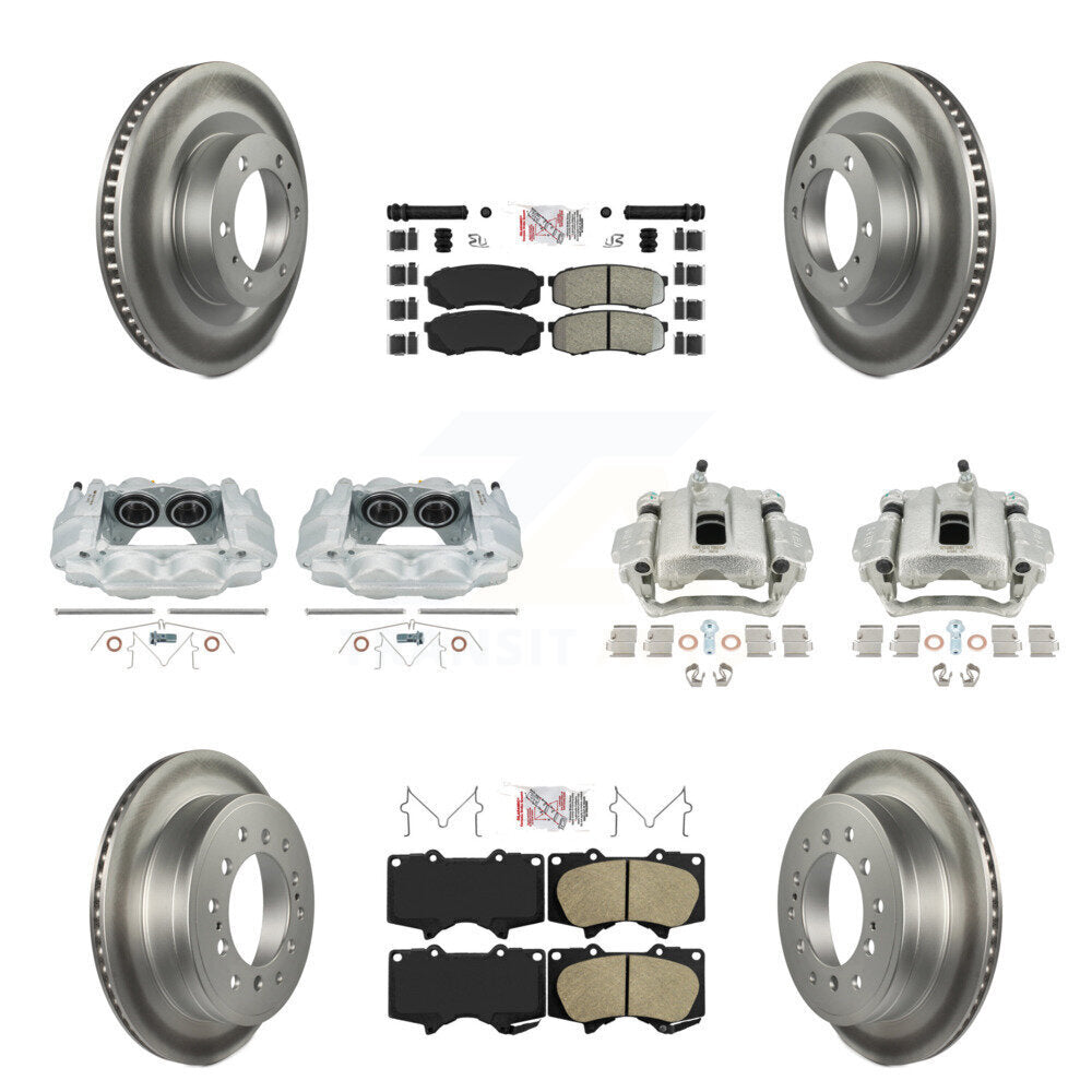 Transit Auto KCG-101467N Disc Brake Kit for 2010-2015 Lexus GX460, Toyota 4Runner - Front and Rear product image