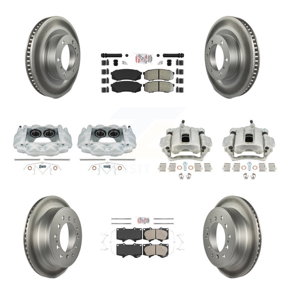 Transit Auto KCG-101468N Disc Brake Kit for 2010-2015 Lexus GX460, Toyota 4Runner - Front and Rear product image