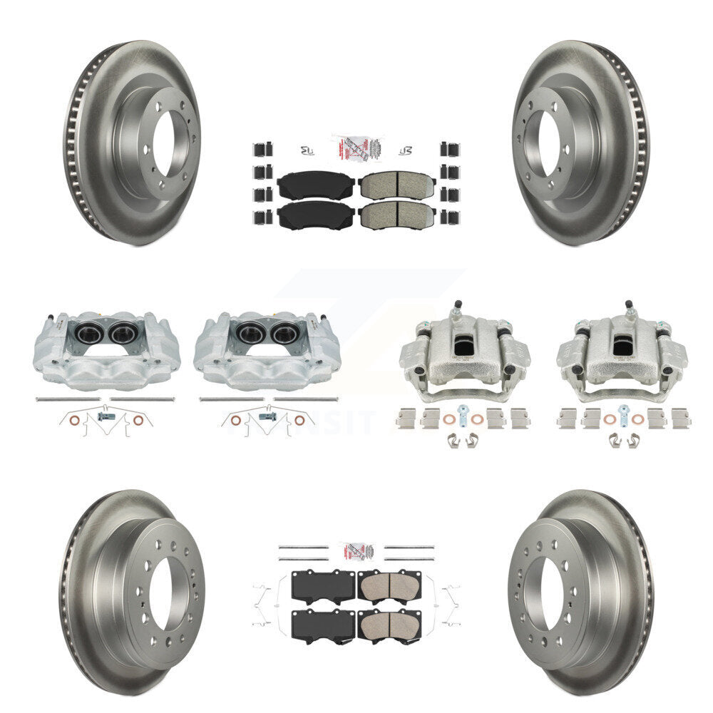 Transit Auto KCG-101470N Disc Brake Kit for 2010-2015 Lexus GX460, Toyota 4Runner - Front and Rear product image