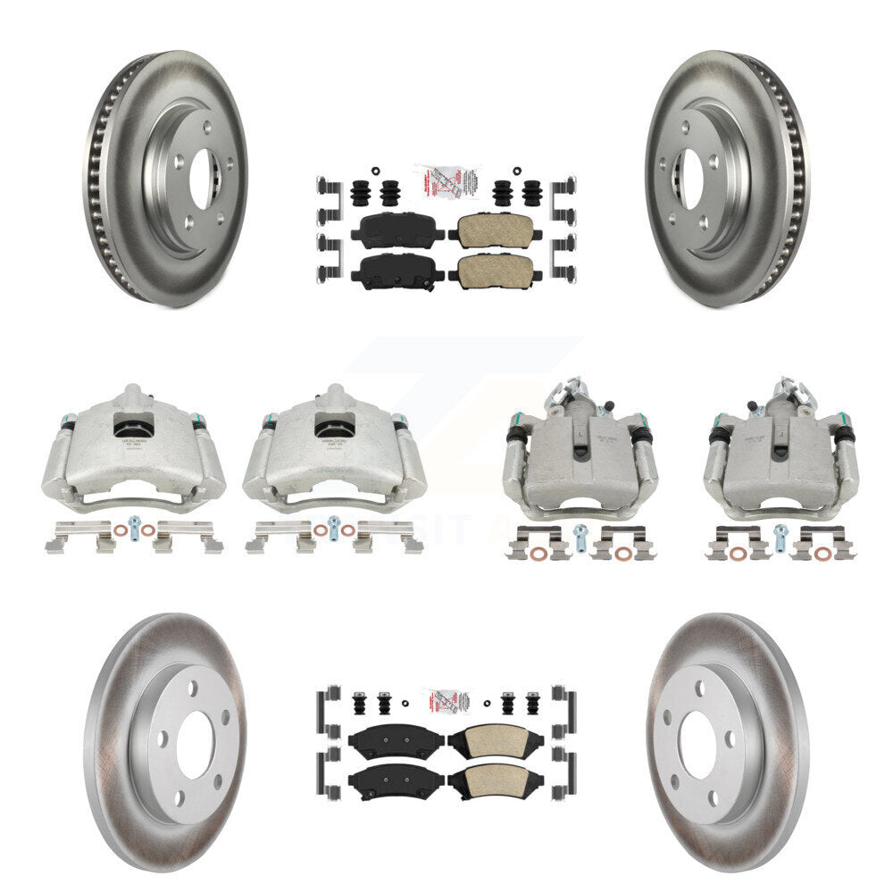 Transit Auto KCG-101475N Disc Brake Kit for 2005-2009 Buick Allure, Buick LaCrosse, Pontiac Grand Prix - Front and Rear product image