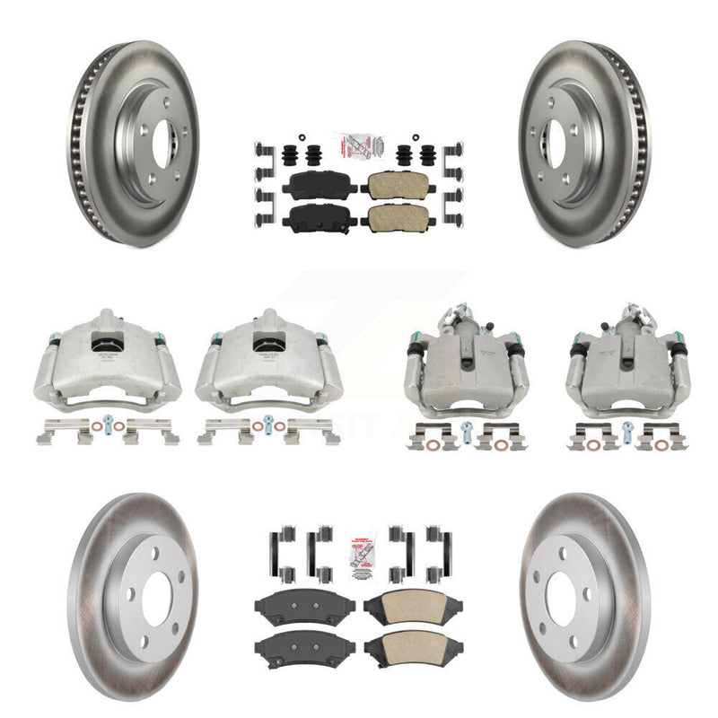 Transit Auto KCG-101476N Disc Brake Kit for 2005-2009 Buick Allure, Buick LaCrosse, Pontiac Grand Prix - Front and Rear product image