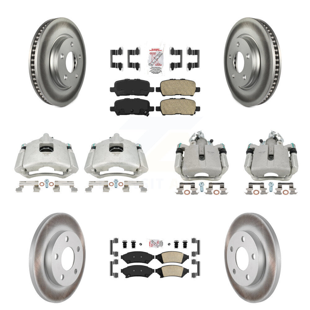 Transit Auto KCG-101477N Disc Brake Kit for 2005-2009 Buick Allure, Buick LaCrosse, Pontiac Grand Prix - Front and Rear product image