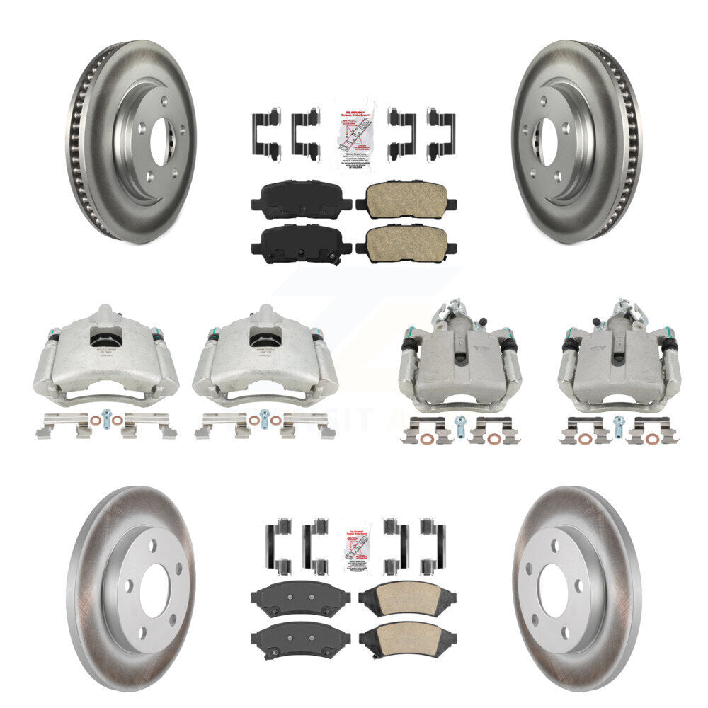 Transit Auto KCG-101478N Disc Brake Kit for 2005-2009 Buick Allure, Buick LaCrosse, Pontiac Grand Prix - Front and Rear product image