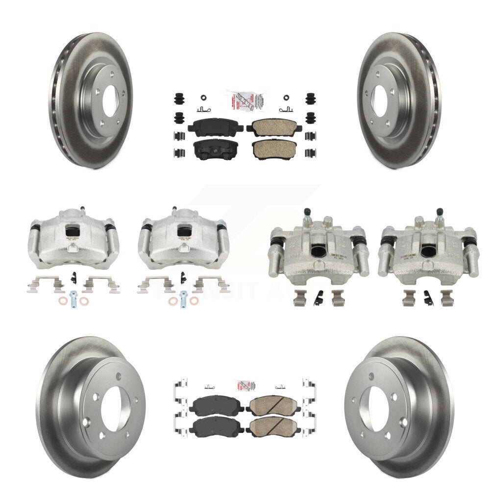 Transit Auto KCG-101480N Disc Brake Kit for 2007-2017 Chrysler 200, Dodge Caliber, Dodge Avenger & more - Front and Rear product image