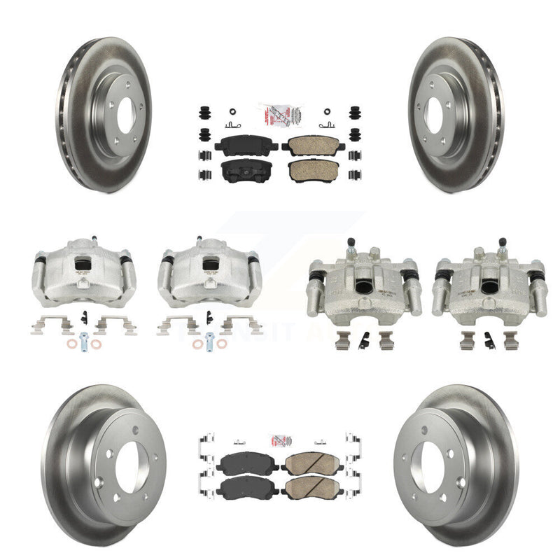 Transit Auto KCG-101480N Disc Brake Kit for 2007-2017 Chrysler 200, Dodge Caliber, Dodge Avenger & more - Front and Rear product image