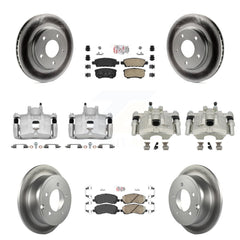 Transit Auto KCG-101484N Disc Brake Kit for 2008-2016 Mitsubishi Lancer - Front and Rear product image