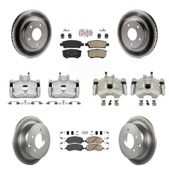 Transit Auto KCG-101485N Disc Brake Kit for 2008-2016 Mitsubishi Lancer - Front and Rear product image