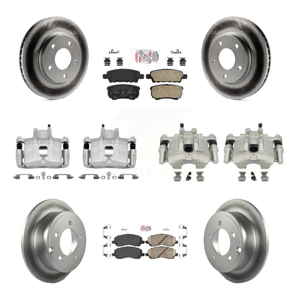 Transit Auto KCG-101486N Disc Brake Kit for 2008-2016 Mitsubishi Lancer - Front and Rear product image