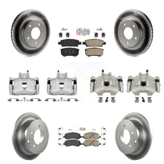 Transit Auto KCG-101486N Disc Brake Kit for 2008-2016 Mitsubishi Lancer - Front and Rear product image