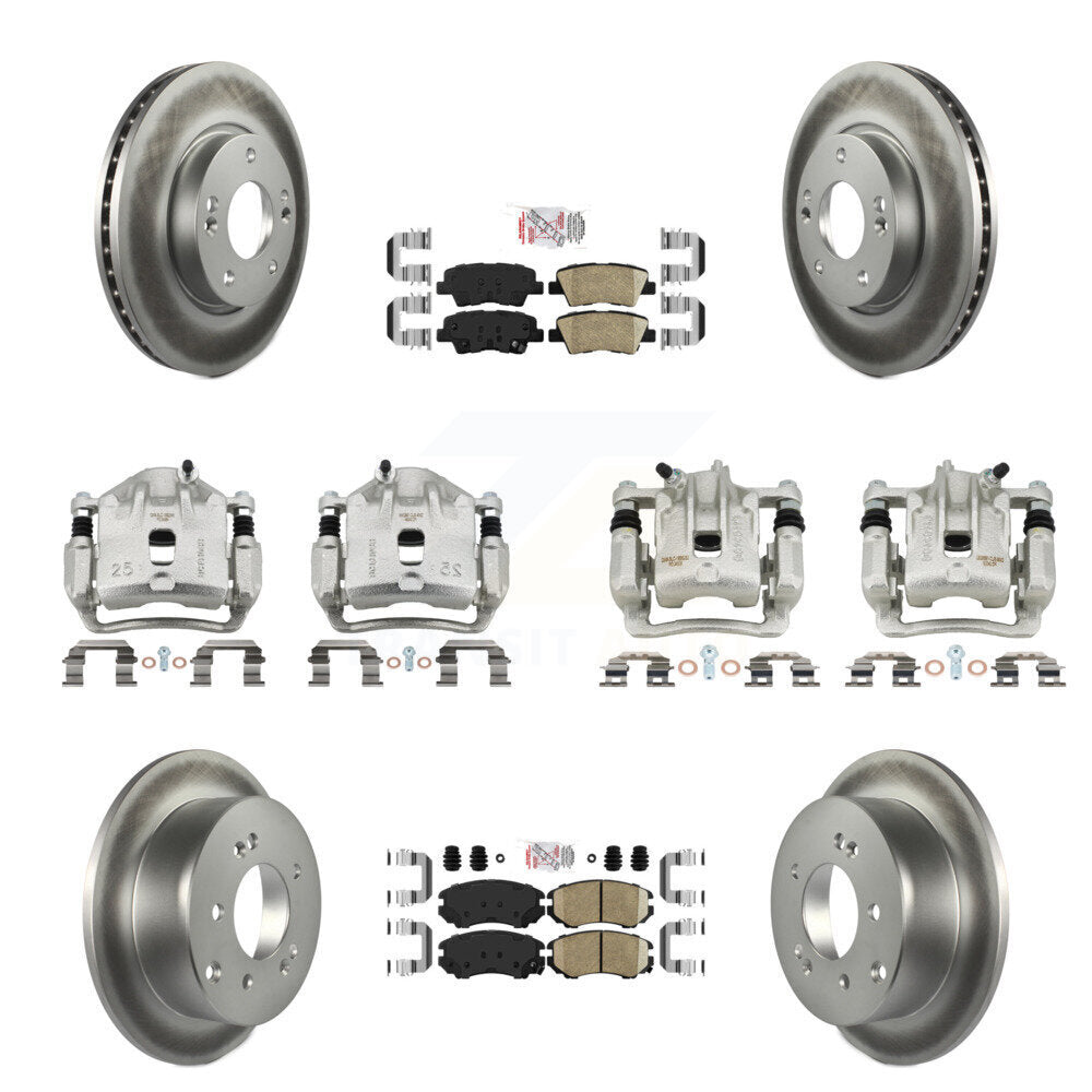 Transit Auto KCG-101495N Disc Brake Kit for 2012-2013 Kia Soul - Front and Rear product image