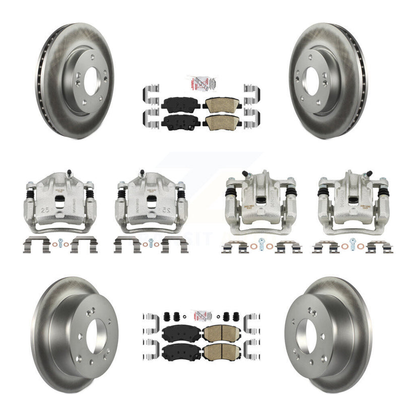 Transit Auto KCG-101495N Disc Brake Kit for 2012-2013 Kia Soul - Front and Rear product image