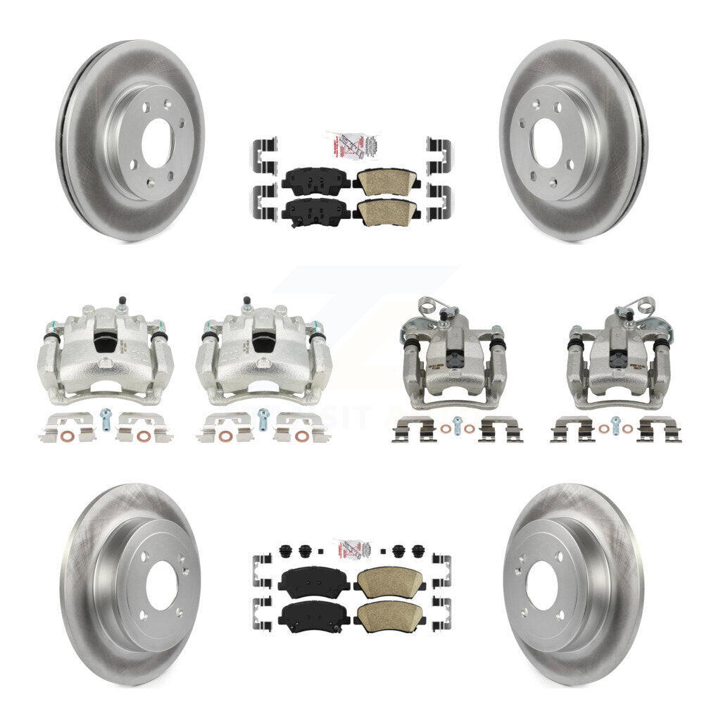 Transit Auto KCG-101503N Disc Brake Kit for 2012-2016 Hyundai Accent - Front and Rear product image