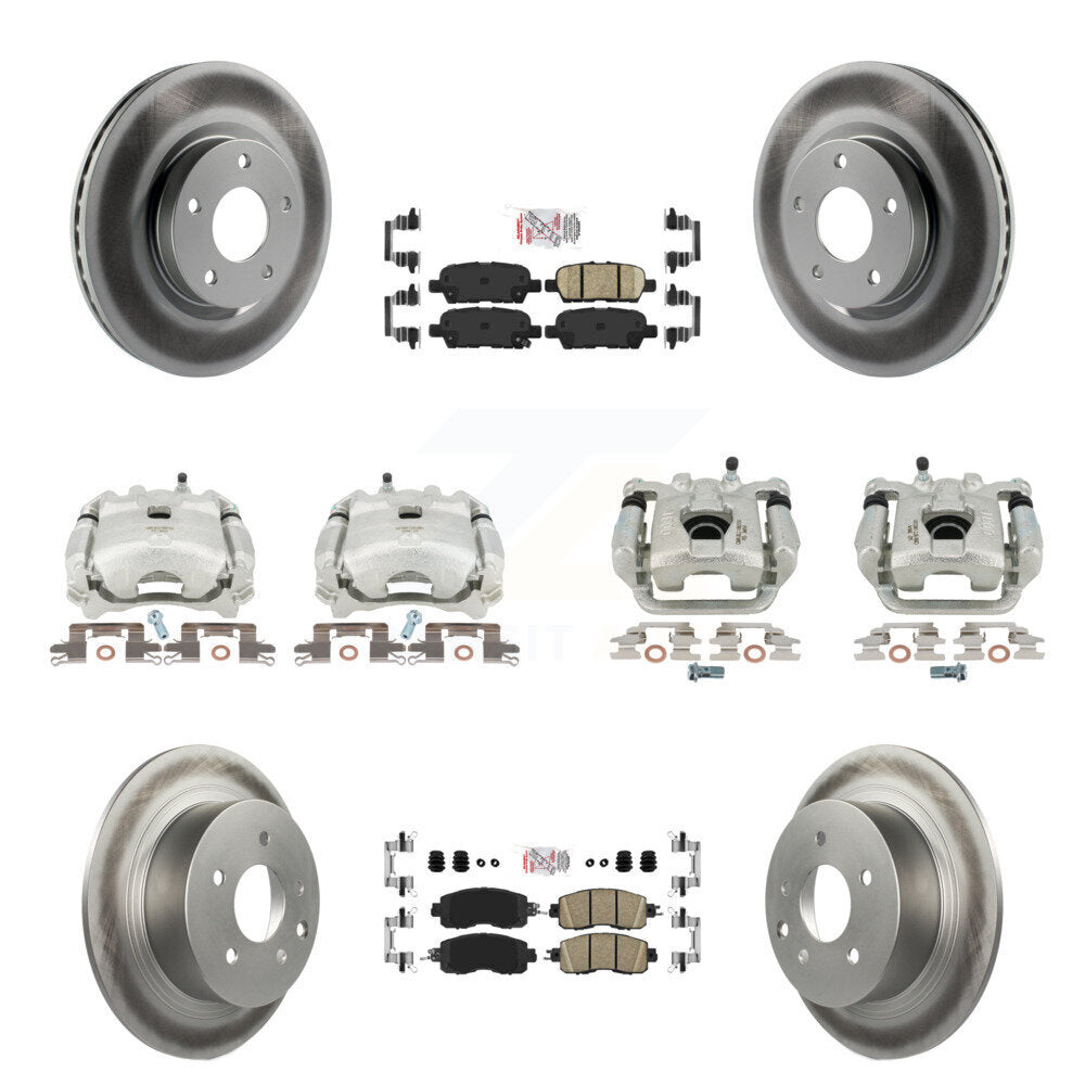 Transit Auto KCG-101507N Disc Brake Kit for 2013-2018 Nissan Altima - Front and Rear product image