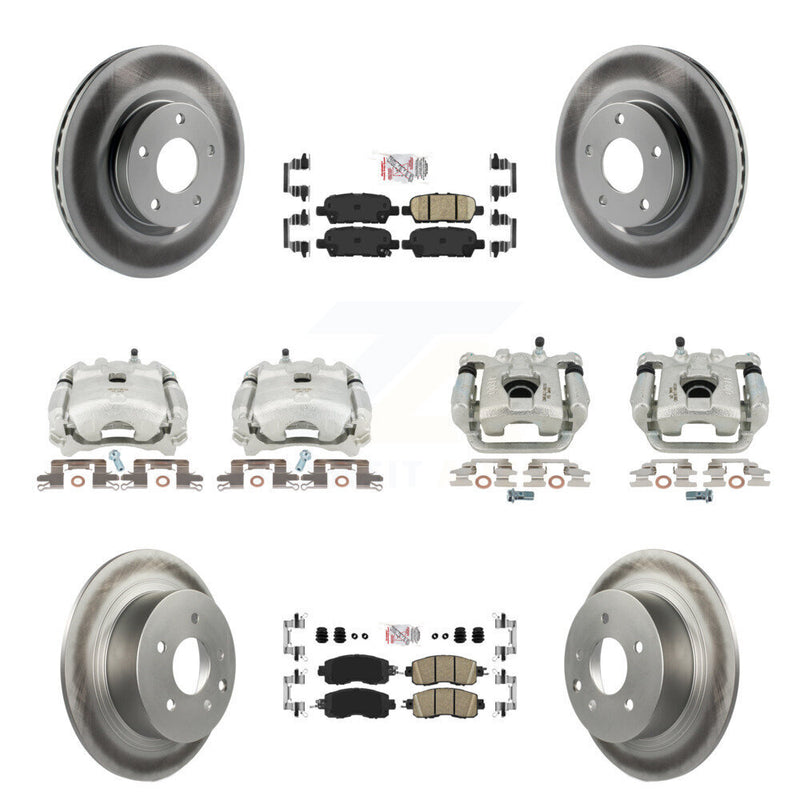 Transit Auto KCG-101507N Disc Brake Kit for 2013-2018 Nissan Altima - Front and Rear product image