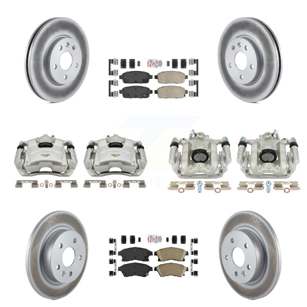 Transit Auto KCG-101516N Disc Brake Kit for 2011-2016 Chevrolet Cruze Limited, Chevrolet Cruze - Front and Rear product image
