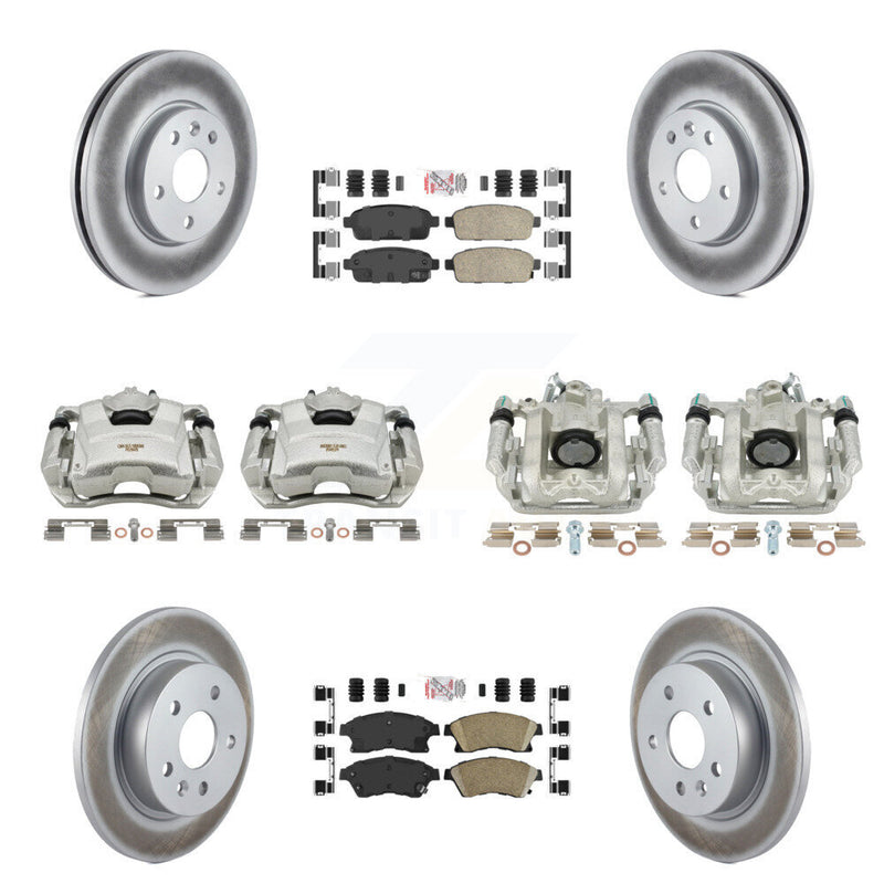 Transit Auto KCG-101516N Disc Brake Kit for 2011-2016 Chevrolet Cruze Limited, Chevrolet Cruze - Front and Rear product image